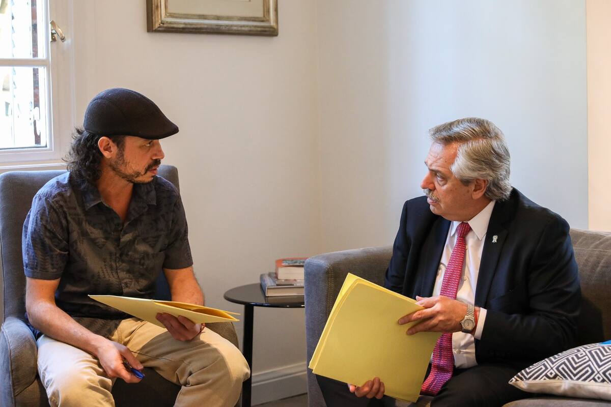 Fernández recibió a Levy en la Residencia de Olivos