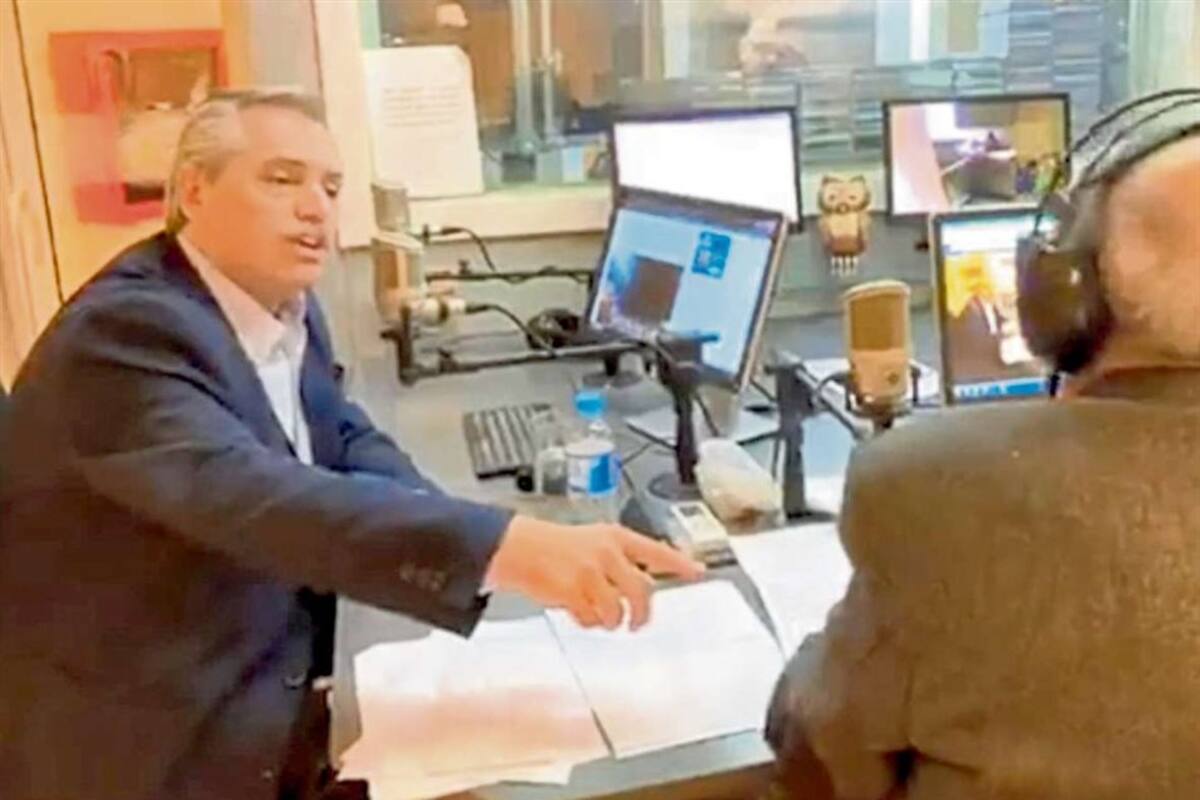 Fernández se cruzó ayer con el empresario cordobés Mario Pereyra