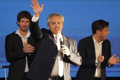 Fernández se dirigió a la militancia, en un territorio massista