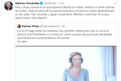 Fernández se enojó por las cuentas falsas