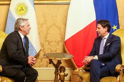 Fernández se reunió con el primer ministro, Giuseppe Conte, y el presidente, Sergio Mattarella