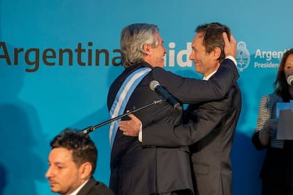 El presidente Alberto Fernández y Gustavo Beliz, el secretario de Asuntos Estratégicos que presidirá el Consejo Económico y Social