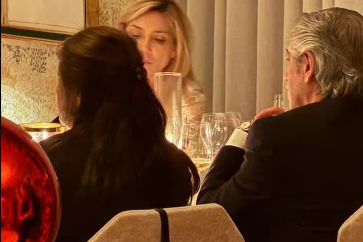 Fernández y Fabiola Yáñez en el Four Seasons