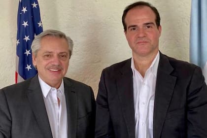 Fernández y Mauricio Claver-Carone, asesor especial de Donald Trump para América Latina