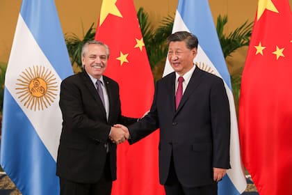 Fernández y Xi Jinping en el G-20 de Bali