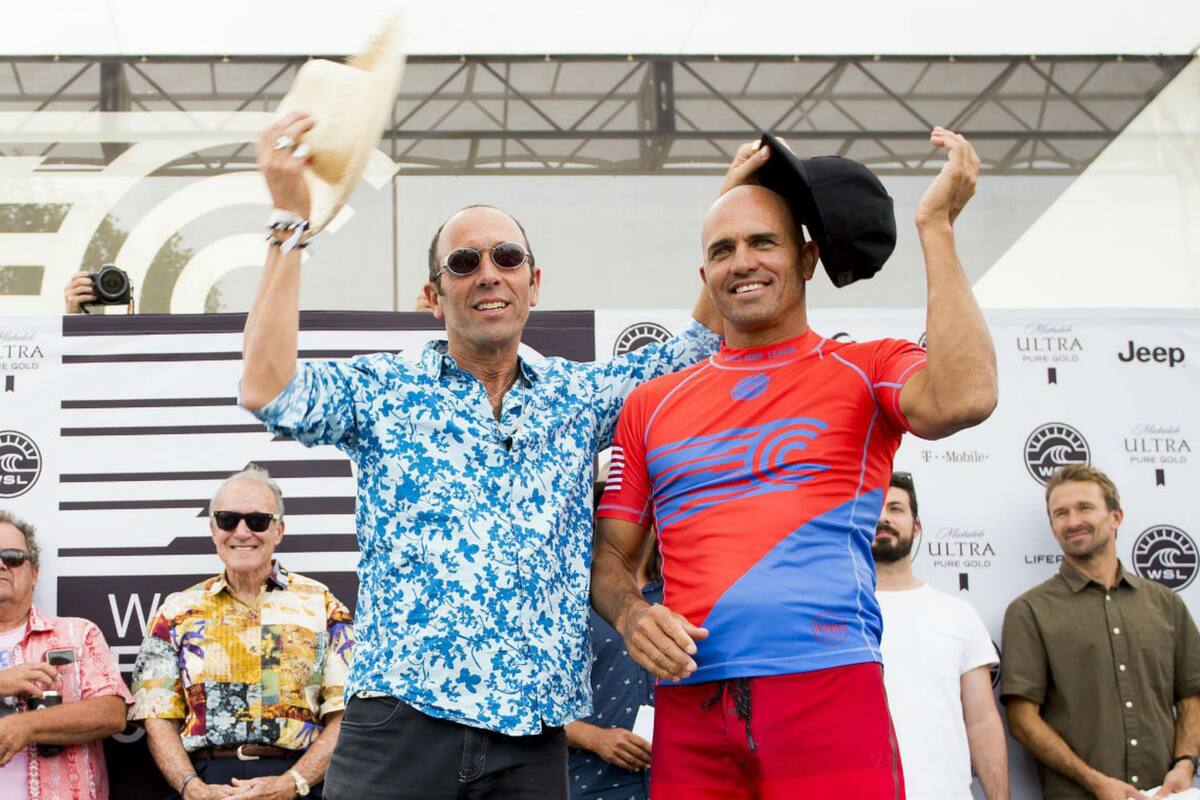 Fernando Aguerre y Kelly Slater