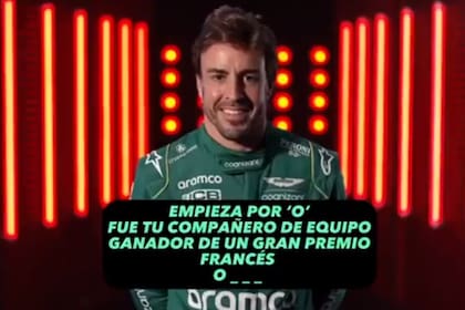 Fernando Alonso recibió bastante ayuda para indicar el piloto ganador en la Fórmula 1 cuyo apellido empieza con O, pero...