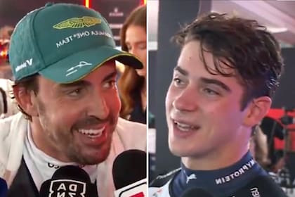 Fernando Alonso y Franco Colapinto