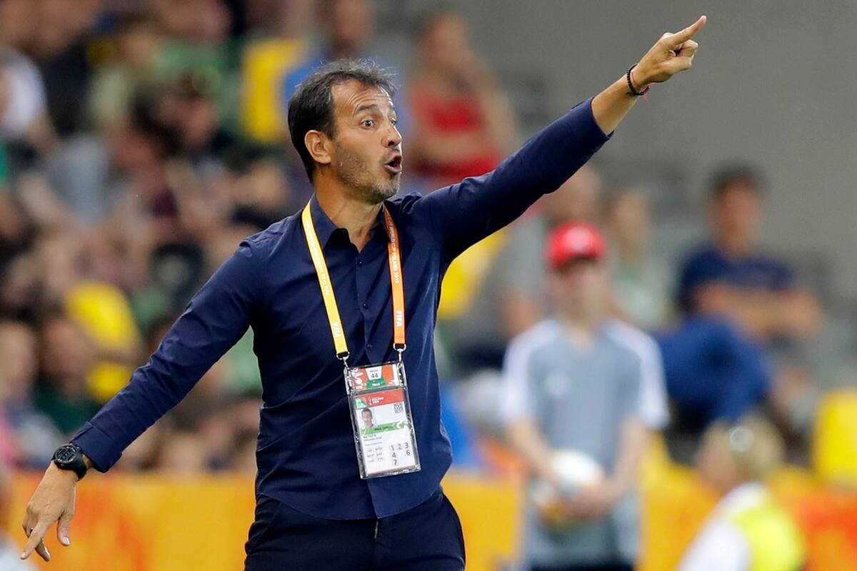 Fernando Batista, conductor del Sub 23 argentino