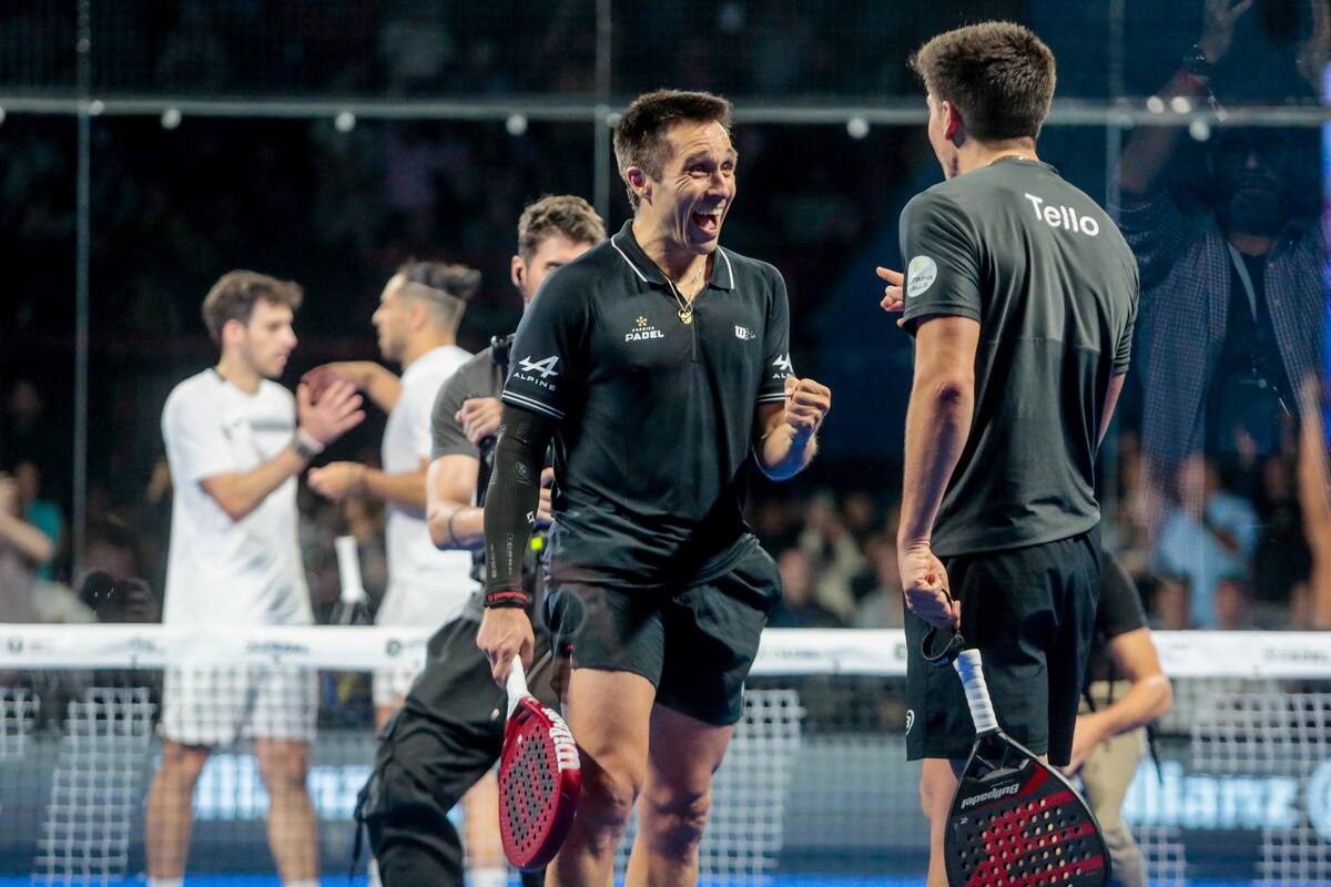 Fernando Belasteguín ganó su primer partido en Mar del Plata, junto a Juan Tello; quien fue número 1 del ranking mundial durante 16 años tenía "miedo de no jugar este torneo", su último en suelo nacional.
