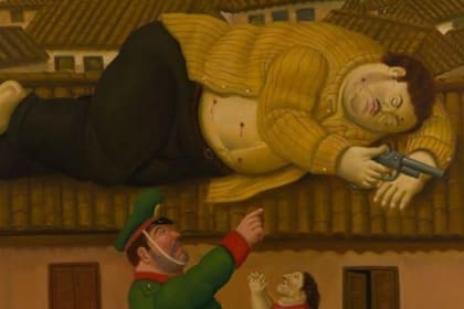 Fernando Botero pintó al narcotráficante Pablo Escobar en dos ocasiones
