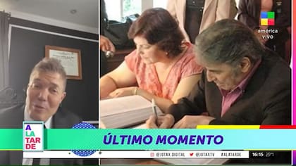 Fernando Burlando habla del casamiento entre Sandro y Julia Adela Visciani