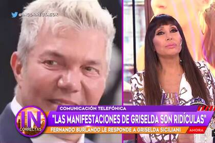 Fernando Burlando habló en el programa de Moria Casán sobre las amenazas que recibe Griseld Siciliani