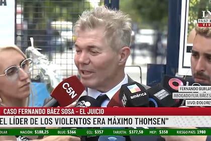 Fernando Burlando se refirió a las declaraciones de Máximo Thomsen