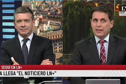 Fernando Carnota reemplazó este martes a Eduardo Feinmann en el pase con Pablo Rossi y explicó el feliz motivo de la ausencia del habitual conductor de El Noticiero de LN+
