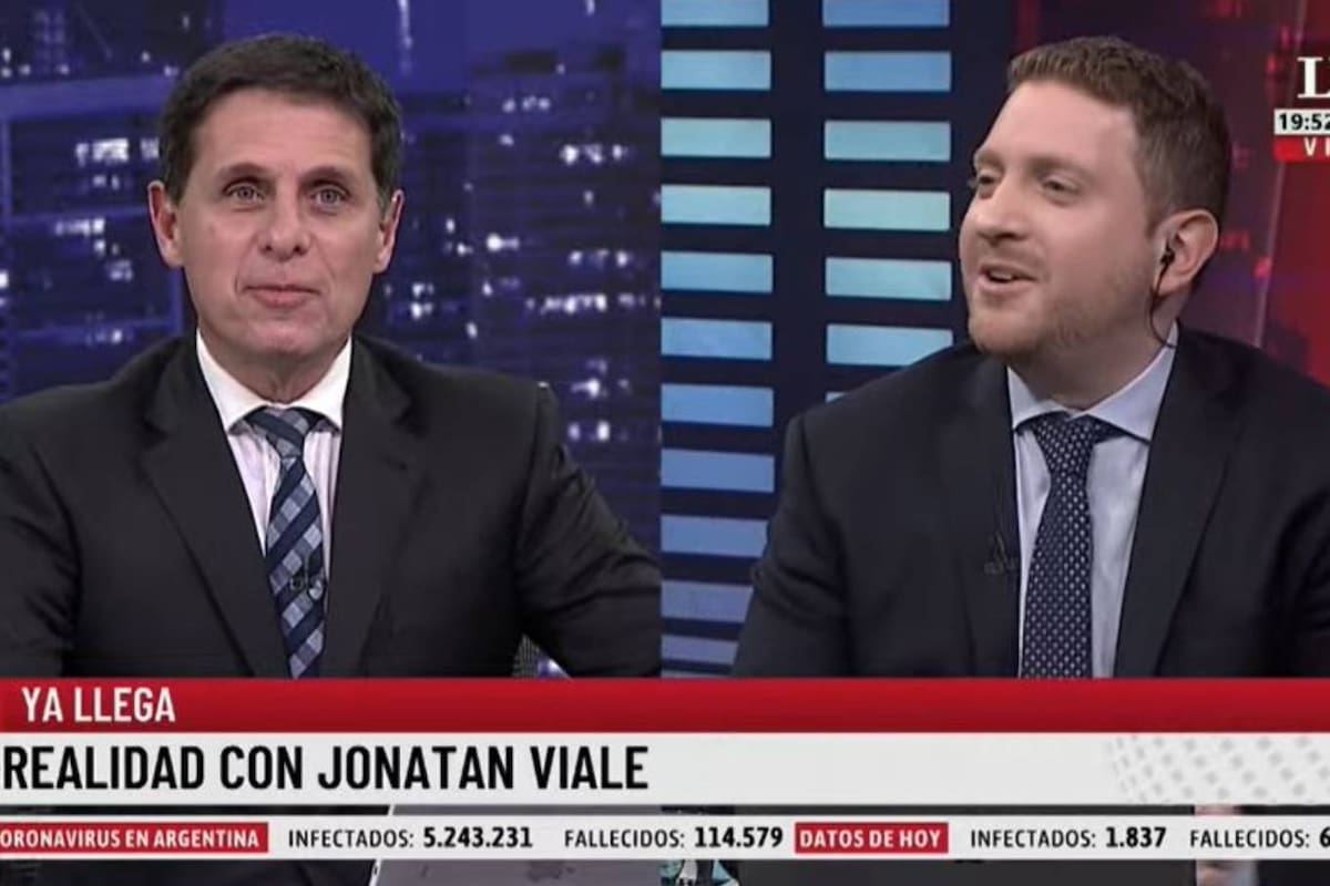 Fernando Carnota reemplazó este martes a Eduardo Feinmann en el pase con Jonatan Viale