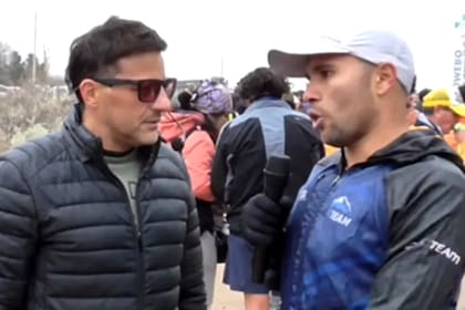Fernando Castro, uno de los corredores agredidos durante la competencia que se celebró en el Área Natural Protegida Paso Córdoba