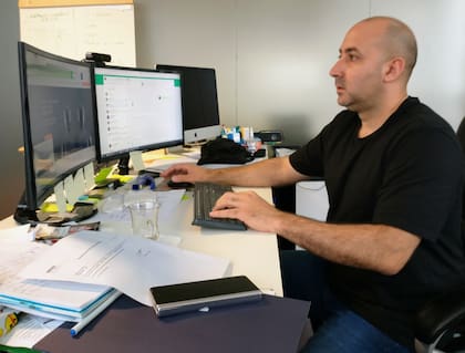 Fernando Cerimedo, que trabaja para Javier Milei en la estrategia de redes
