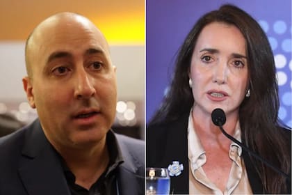 Fernando Cerimedo y Victoria Villarruel