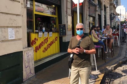 Fernando, en San Telmo.