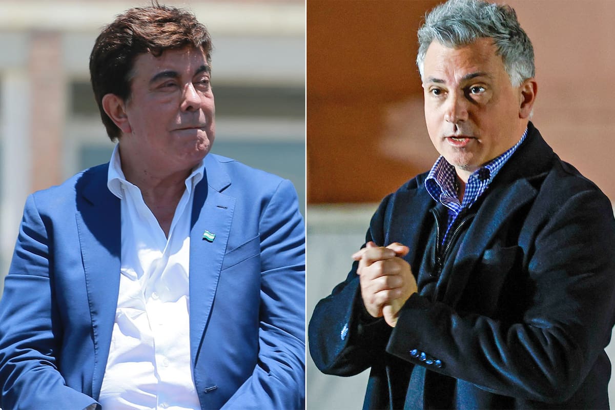 Fernando Espinoza, intendente de La Matanza, y Sebastián Pareja, diputado nacional de La Libertad Avanza
