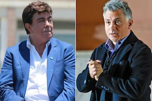 Fernando Espinoza, intendente de La Matanza, y Sebastián Pareja, diputado nacional de La Libertad Avanza