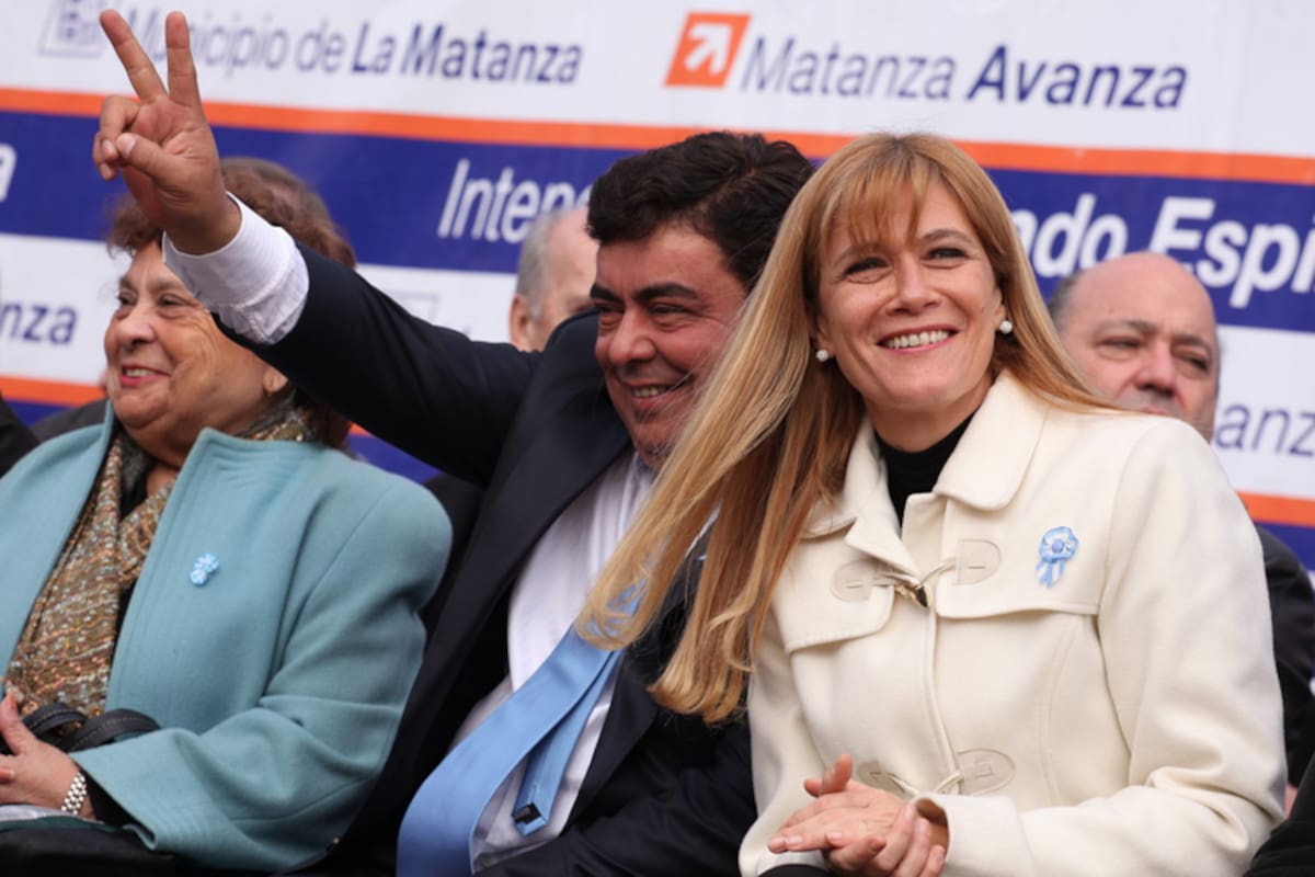 Fernando Espinoza y Verónica Magario