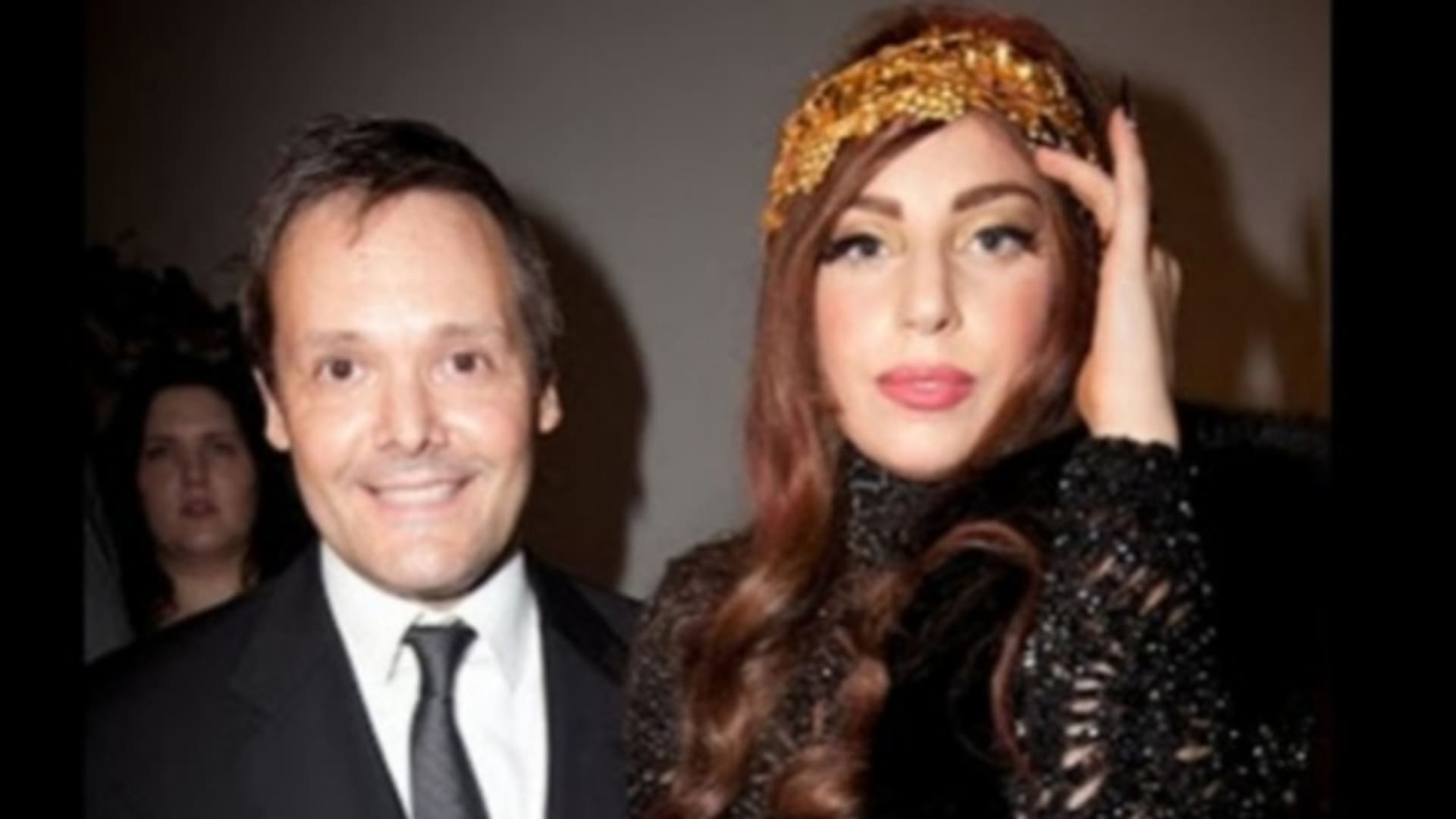 Fernando Farré y su debilidad por sacarse fotos con los famosos. En la imagen, junto a Lady Gaga