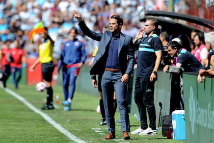 Fernando Gago, en el triunfo previo, cuando Racing le ganó a Tigre por 3-2