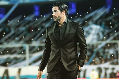 Fernando Gago en su etapa como entrenador de Racing