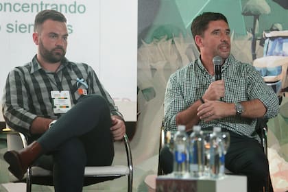 Fernando Guerra, gerente de desarrollo de Producto de KWS, y Nicolás Bertolotti, director de Desarrollo de Producto de Syngenta