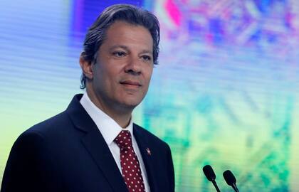 Fernando Haddad, el candidato del PT que más subió en los sondeos tras la salida de Lula de la fórmula, vetado por la Justicia