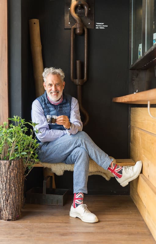 Fernando Iglesias Molli, artífice de Öss Kaffe, uno de los pioneros del rubro.