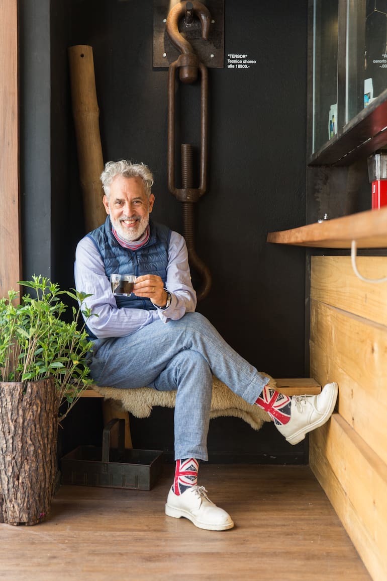Fernando Iglesias Molli, artífice de Öss Kaffe, uno de los pioneros del rubro.