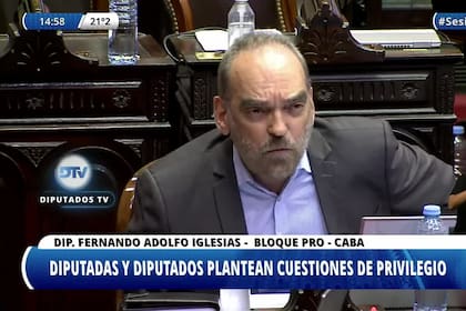 Fernando Iglesias responsabilizó al oficialismo por la demora en la constitución de las comisiones