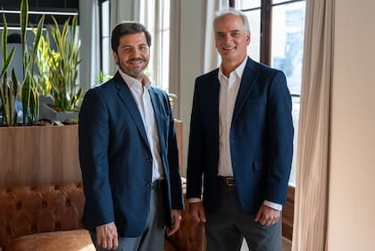 Fernando Marengo, de BlackToro, y Alejandro Reyser, director comercial de Toribio Achával.