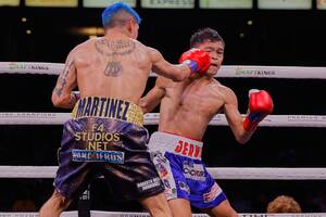 Fernando Martinez sometió a Jerwin Ancajas y consolidó su condición de monarca mundial supermosca