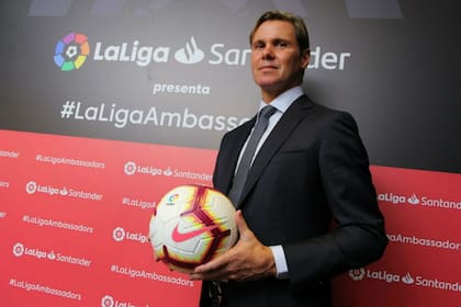 Fernando Redondo fue presentado como embajador de la Liga de España en la Argentina