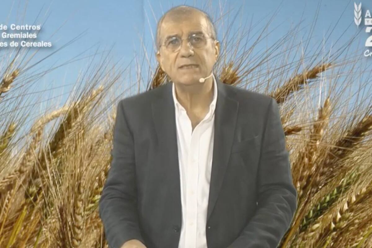 Fernando Rivara, presidente de la Federación de Acopiadores de Granos, en la apertura de A Todo Trigo 2021 Edición Online