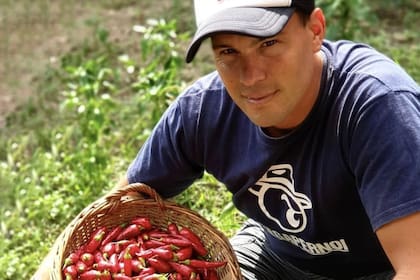 Fernando Sposato en Calabria, donde retomó la tradición de su abuelo