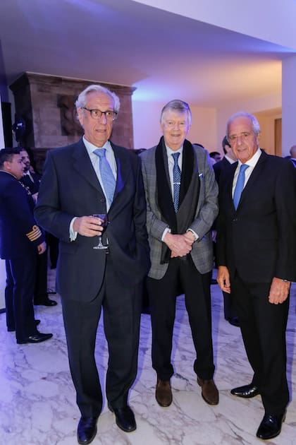 Fernando Suárez Lastra, Guillermo Stanley y Rodolfo D' Onofrio. Encuentros en el festejo del Día de la Independencia de Uruguay
