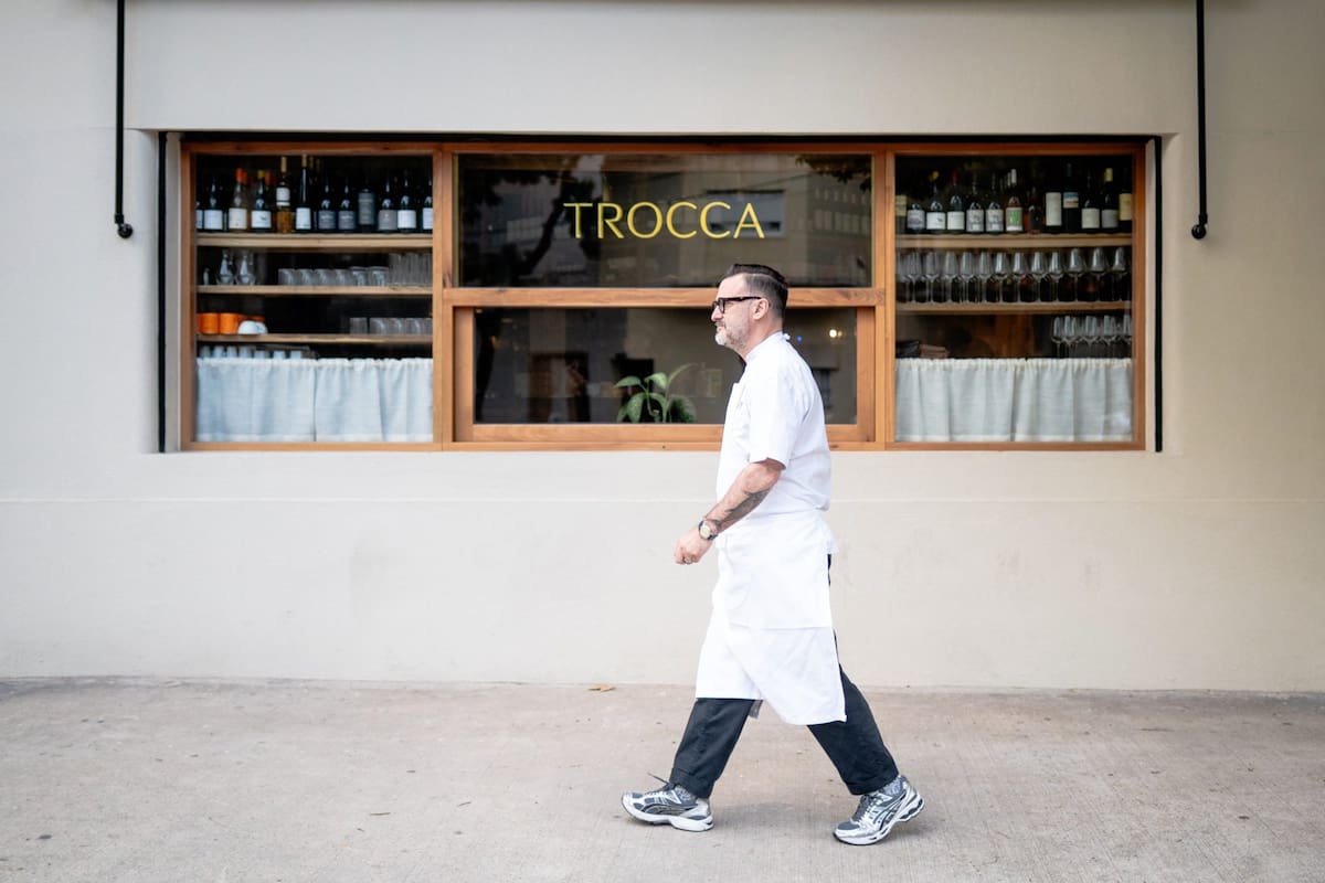 Fernando Trocca, en su nuevo local