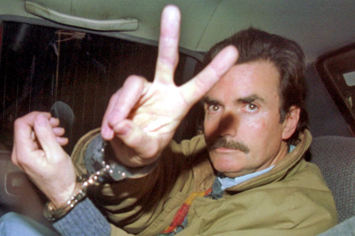Fernando Vaca Narvaja, es condenado a una corte en Buenos Aires, el 15 de agosto de 2003