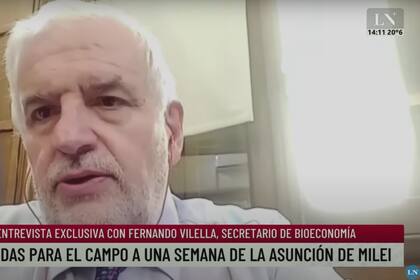 Fernando Vilella, secretario de Bioeconomía, destacó que el campo salió favorecido con las medidas del Gobierno