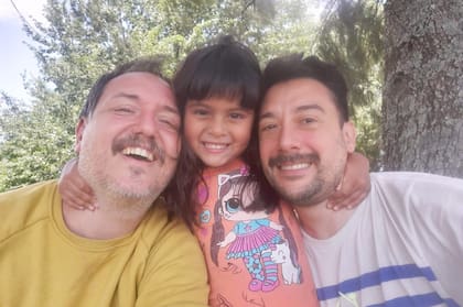 Fernando y Mariano, padres de Sol