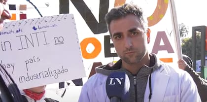 Fernando Yapur, trabajador del INTI