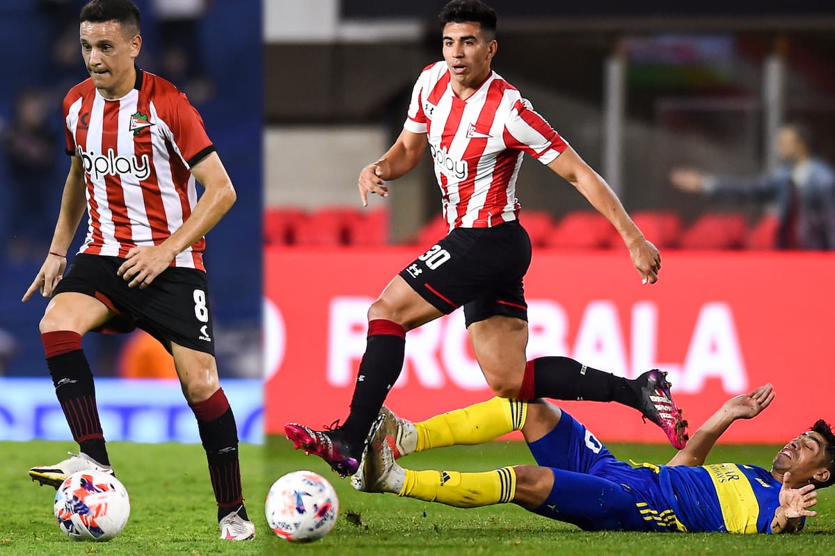 Fernando Zuqui y Jorge "Corcho" Rodriguez, el "doble 5" del Estudiantes líder e invicto para recibir a Boca por la Copa de la Liga Profesional.