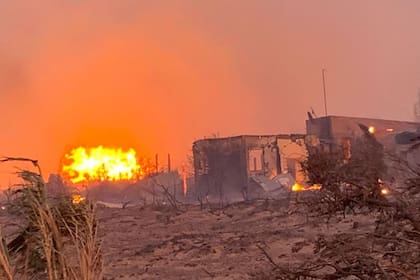Feroz temporal en Puerto Madryn