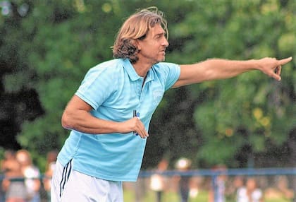 Ferrara, en una etapa como DT del club Ciudad