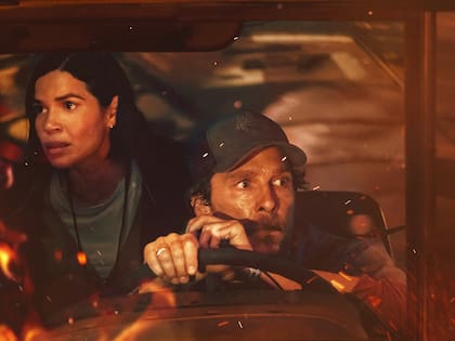 Ferrara y McConaughey, en una escena del film